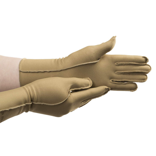 isotoner Women & Men Arthritis Compression Rheumatoid Pain Relief Gloves for joint support with Open/Full finger design