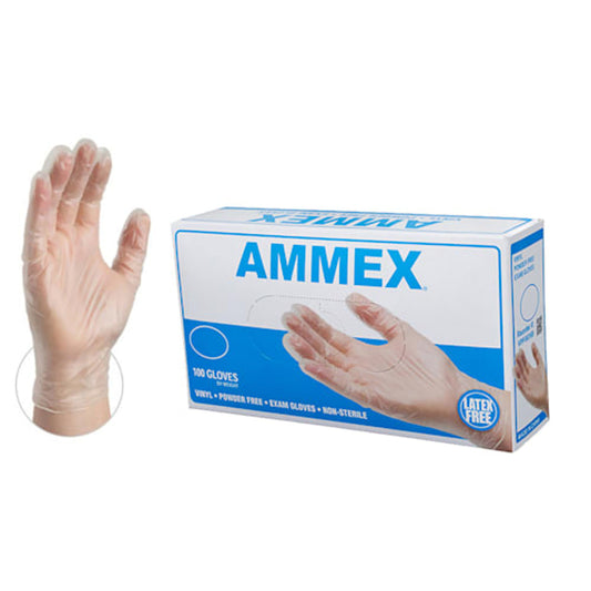 Ammex® Vinyl Exam Glove, Medium